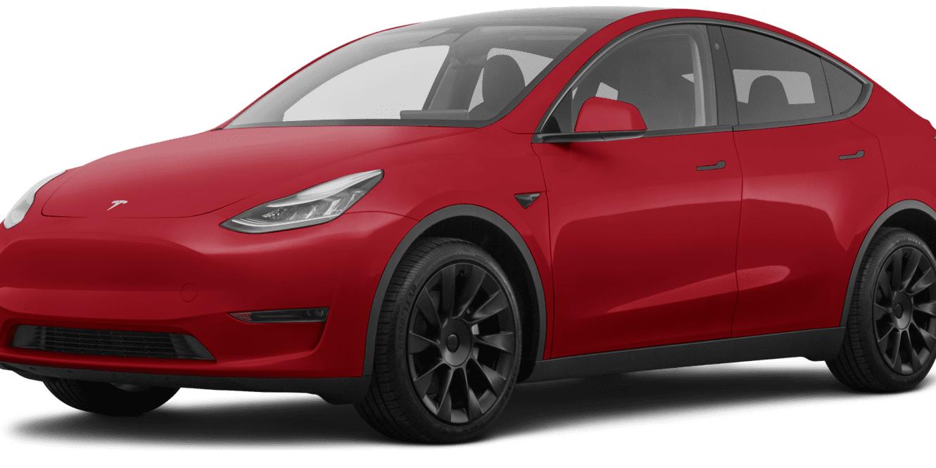 TESLA MODEL Y 2021 5YJYGDEE8MF233917 image